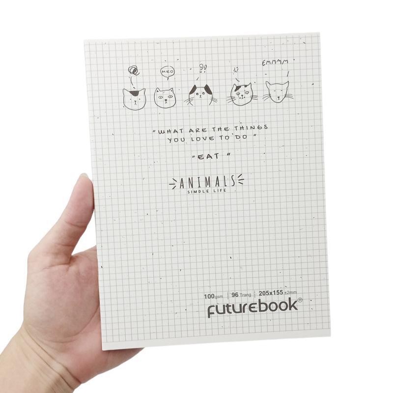 [MUA 5 TẶNG 1] Tập Học Sinh Animals A5 - 4 Ô Ly - 96 Trang 100gsm - futurebook DK021 (Mẫu Bìa Giao Ngẫu Nhiên)