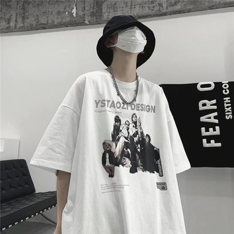 Áo Phông Hình Người , Phong Cách Vintage Nam Nữ , Thời Trang Unisex Nam Nữ 2022