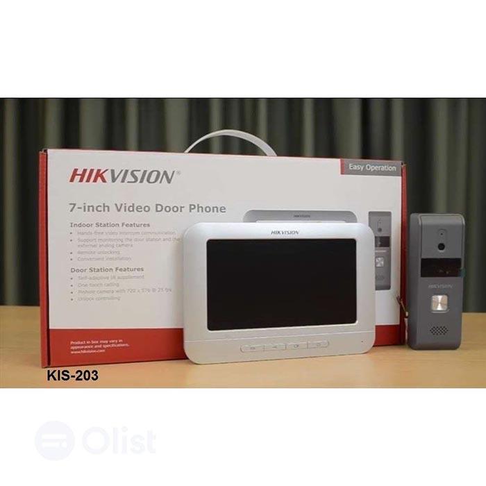 Bộ chuông cửa màn hình màu Analog HIKVISION DS-KIS203 - Hàng Chính Hãng