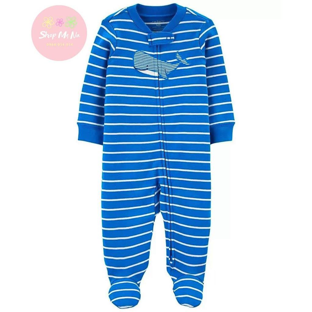 Sleepsuit / bodysuit bộ body dài tay xuất dư các hãng cho bé trai bé gái