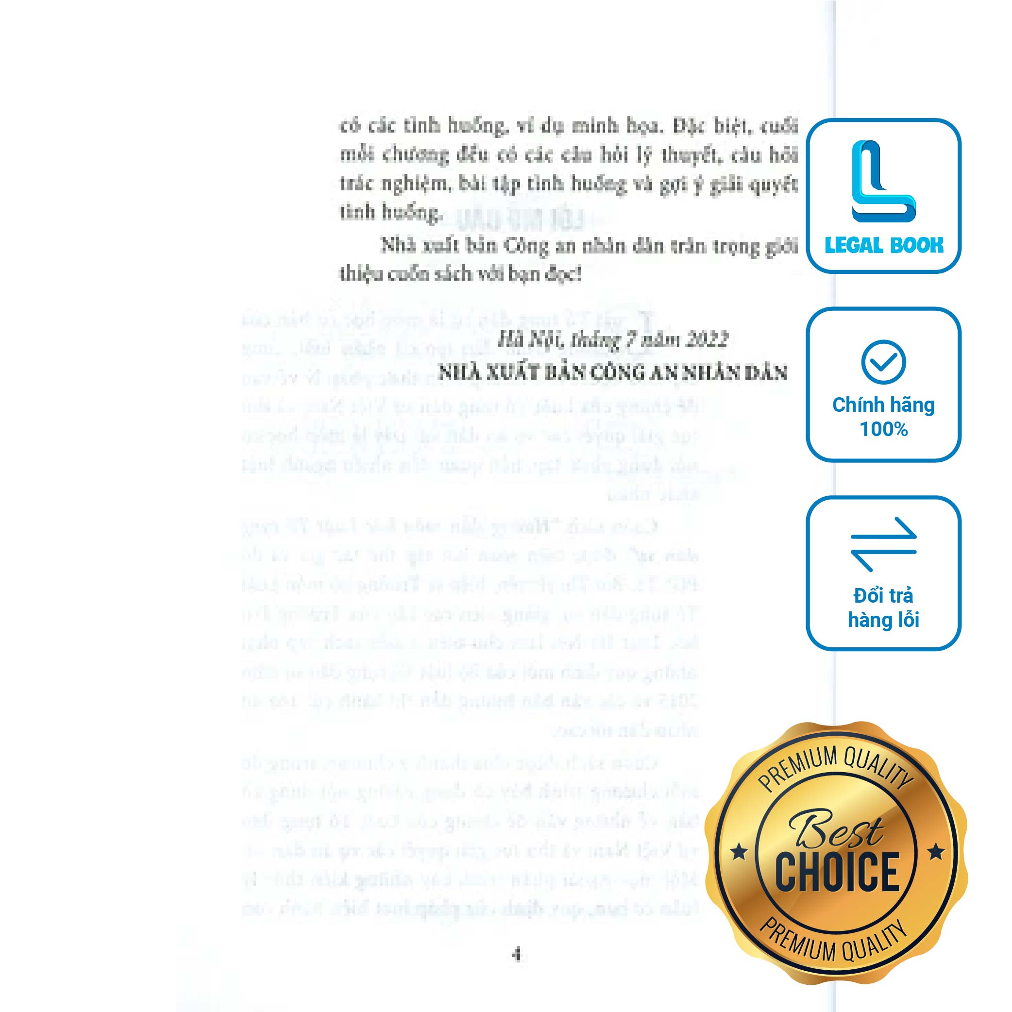 Hướng dẫn môn học Luật Tố tụng dân sự - PGS.TS. Bùi Thị Huyền (NXB Công an nhân dân)