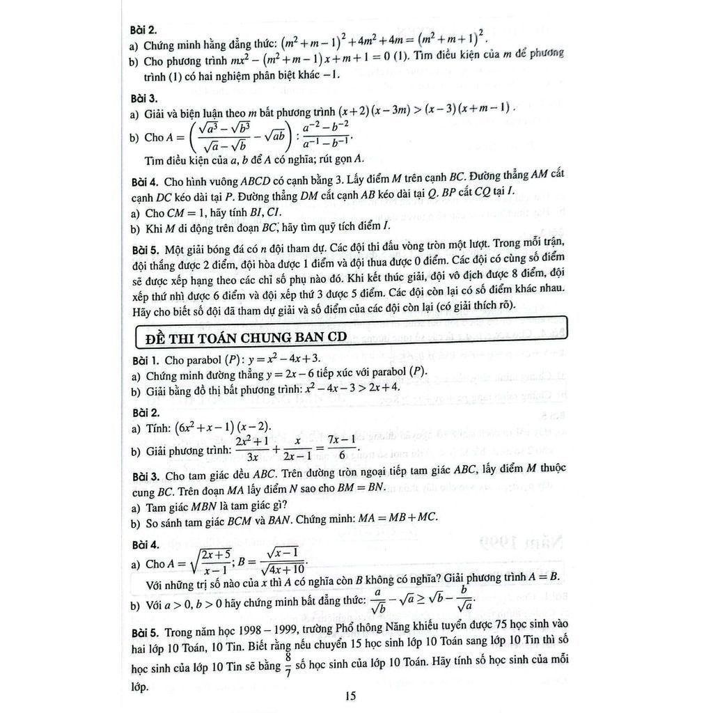 Sách - 30 Năm Đề Thi Tuyển Sinh Vào Lớp 10 Phổ Thông Năng Khiếu Môn Toán (1996 - 2025) - HA2