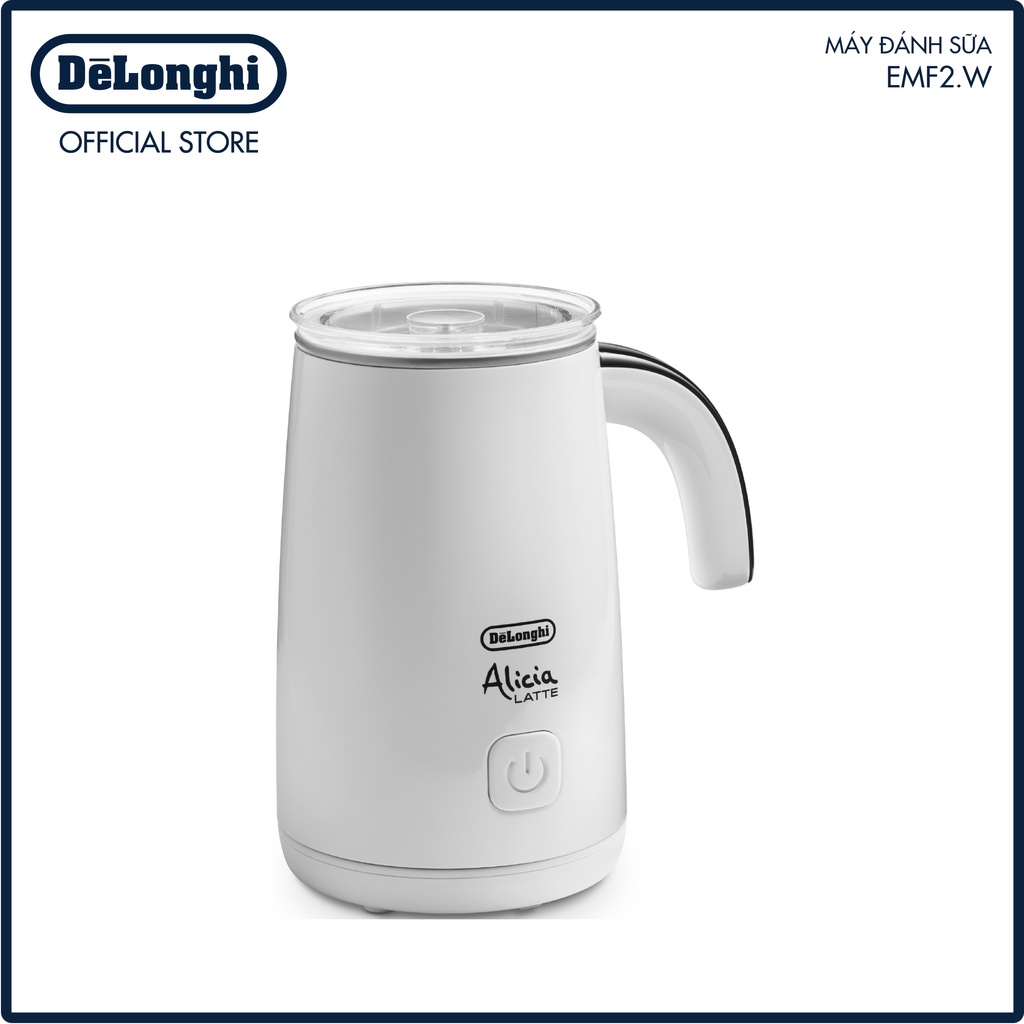 Máy tạo bọt sữa cao cấp Delonghi Alicia EMF2.W 250ml (500W) - Hàng Nhập Khẩu