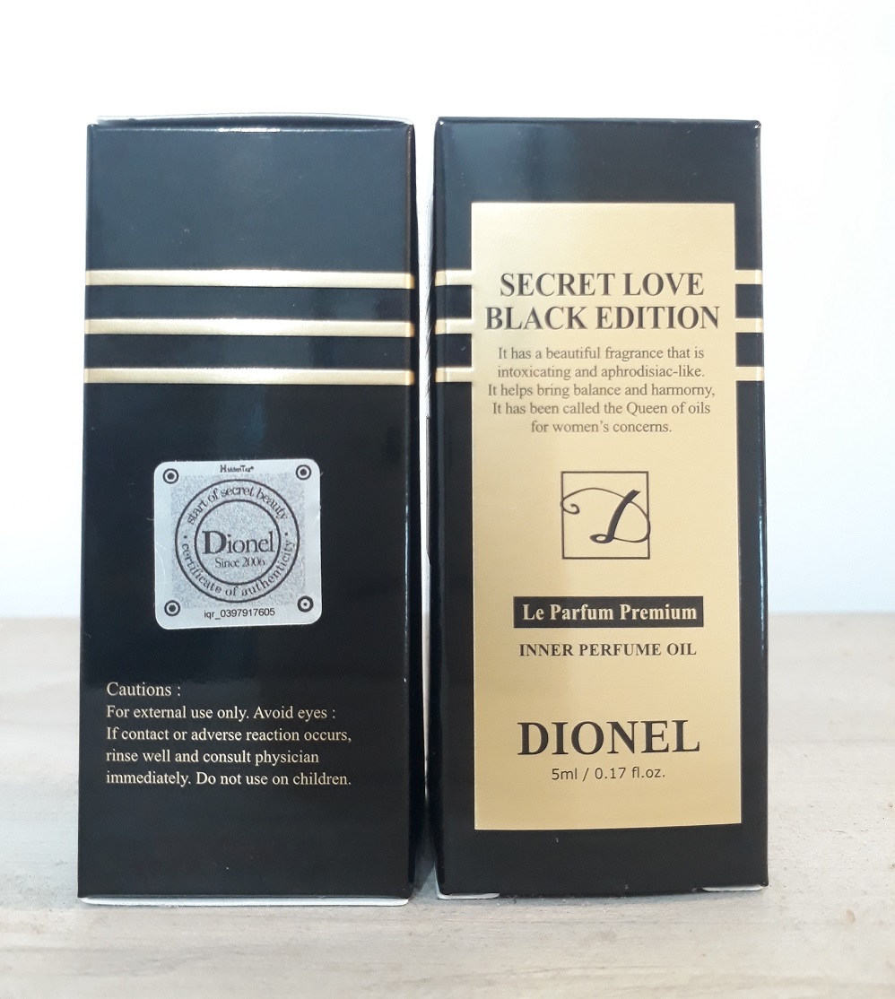 Nước Hoa Vùng Kín Dionel Secret Love Black Edition Inner Parfume Oil 5ml