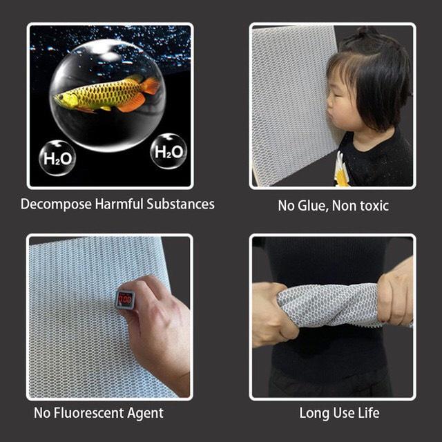 Bông Lọc 6D Thế Hệ Mới - Vật liệu lọc bể cá cao cấp