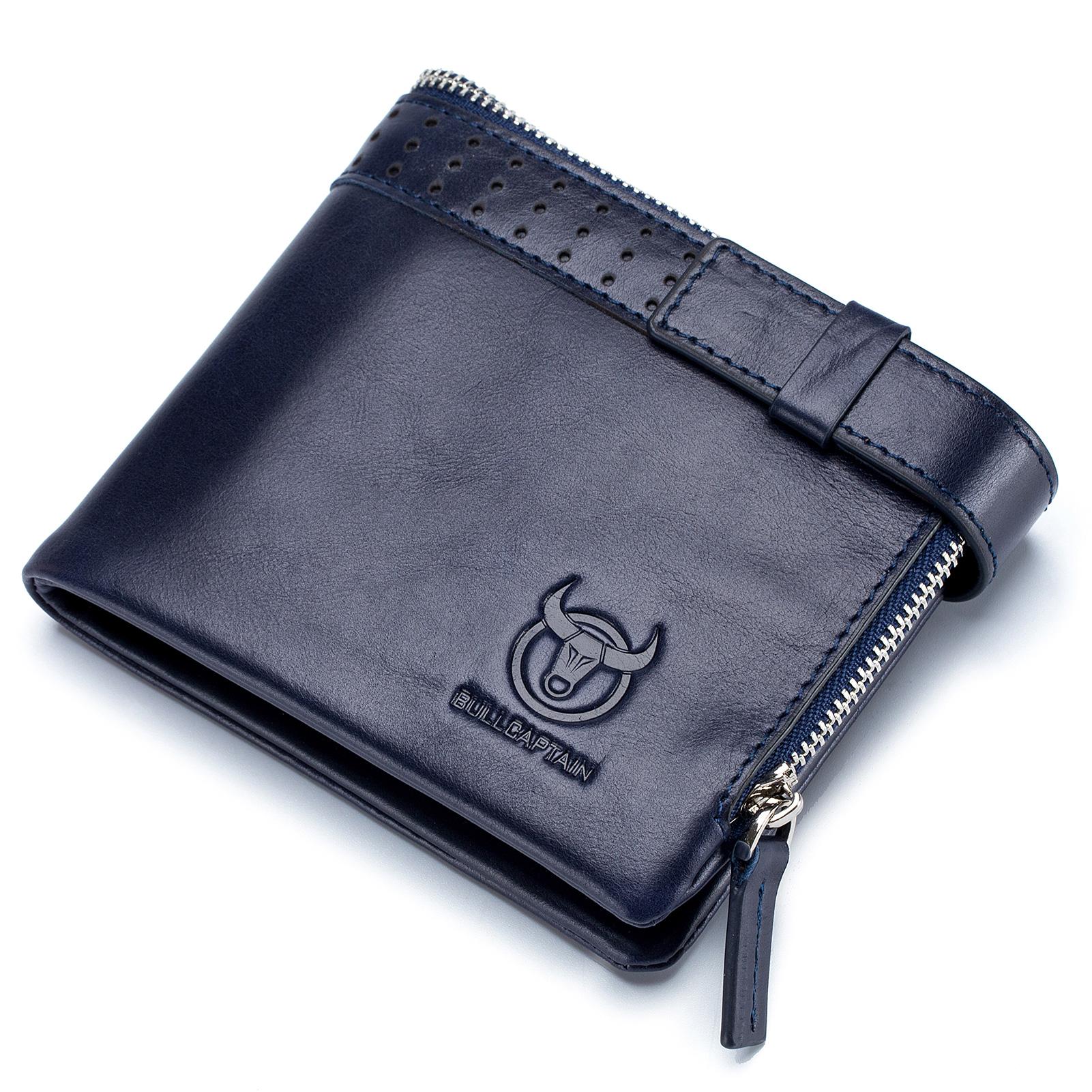 Ví Da Nam Hai Mặt Bullcaptain