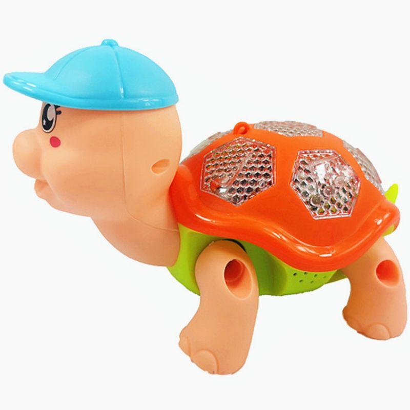 Đồ chơi rùa pin chạy pin, nhạc, đèn