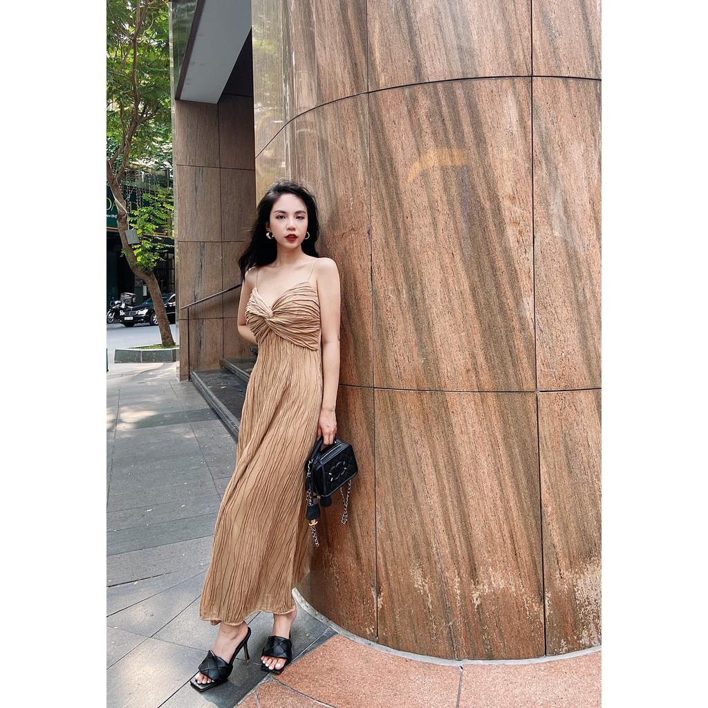 Đầm maxi dây xoắn ngực, Peace House Clothing