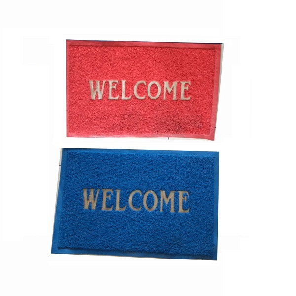 Combo 2 Thảm nhựa dẻo chùi chân Welcome kt: 60cmx 40cm