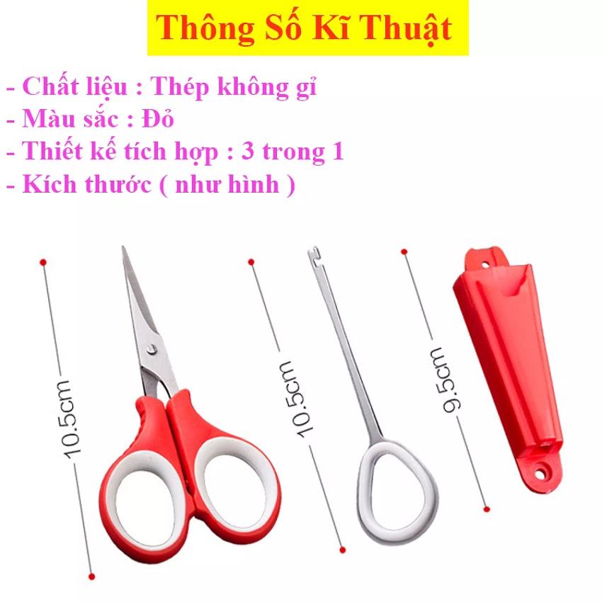 Kéo Cắt Thẻo Sanami Fishing Store + Gỡ Lưỡi Câu Cá Có Thể Gắn Thùng Câu Đài Vô Cùng Tiện Lợi PK-32