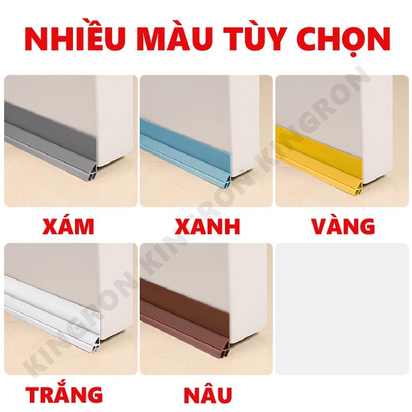 Thanh nẹp chắn khe hở dán chân cửa, chống bụi, chống côn trùng RPVC  Miếng chặn cửa PVC tam giác đa năng KINGRON