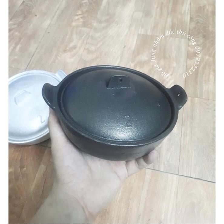Tộ gang đúc kho thịt cá 16cm