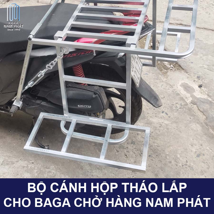 Bộ Cánh Hộp Tháo Rời Sử dụng cho Baga Chở Hàng Hộp nhiều loại xe Chuẩn Nam Phát