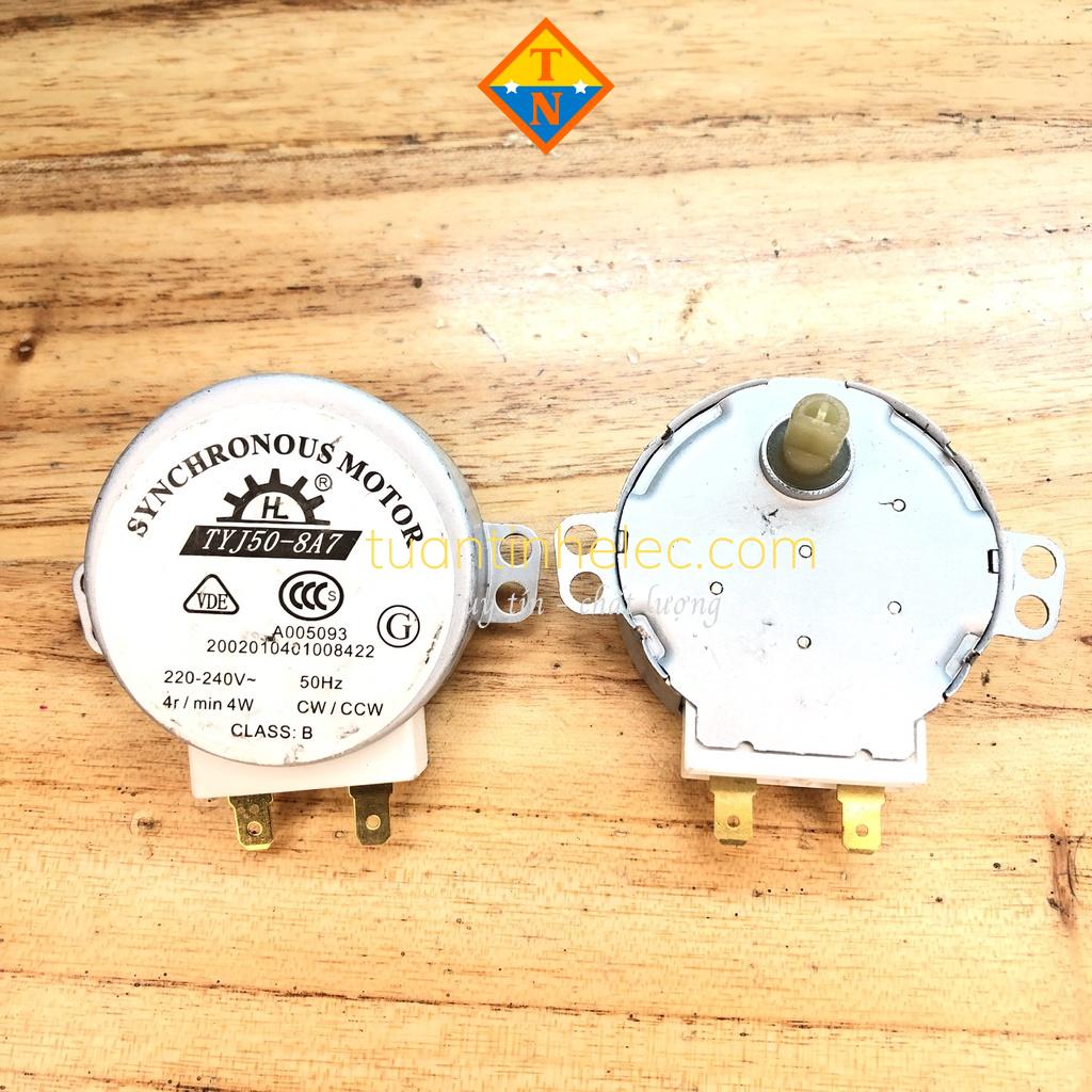 Động cơ quay đĩa lò vi sóng 220Vac trục vát # phụ tùng lò vi sóng