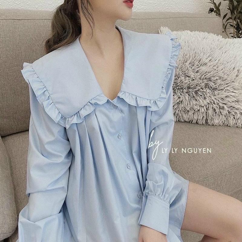 Sơ Mi Cổ Bèo Xinh Xắn