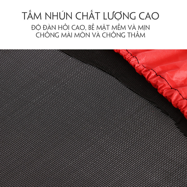 Nhà Nhún Cao Cấp  Cho Bé Con , Nhà Nhún Lò Xo Với Hàng Rào Chăm Sóc Cho Bé Yêu