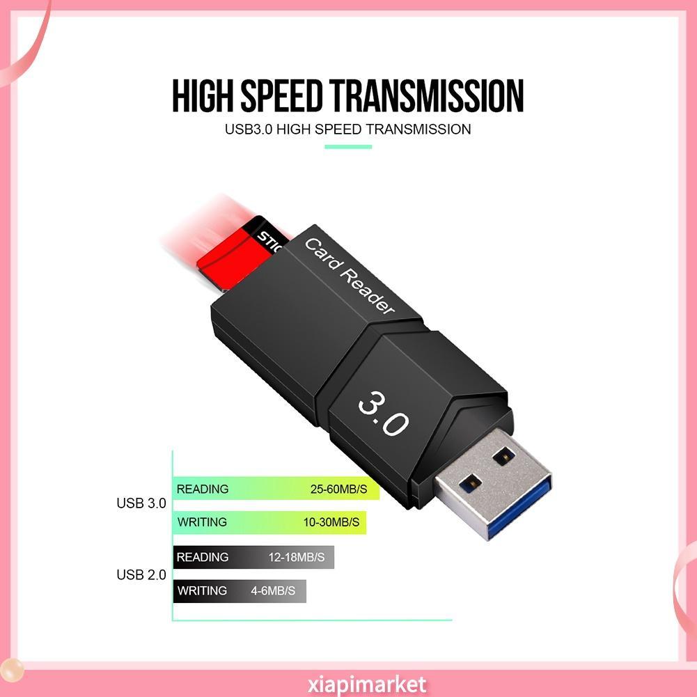 Đầu Đọc Thẻ Nhớ Usb 3.0 Tốc Độ Cao Cho Pc / Laptop