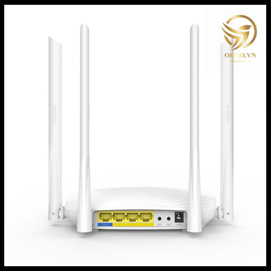 Bộ Phát Modern Wifi Router Tenda F9 Chuẩn N 600Mbps Cục Phát Sóng Wifi 4 Râu Siêu Mạnh Tốc Độ Cao hàng chính hãng