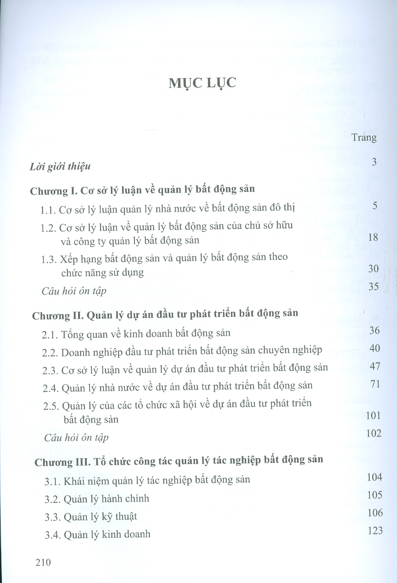 Giáo Trình Quản Lý Bất Động Sản