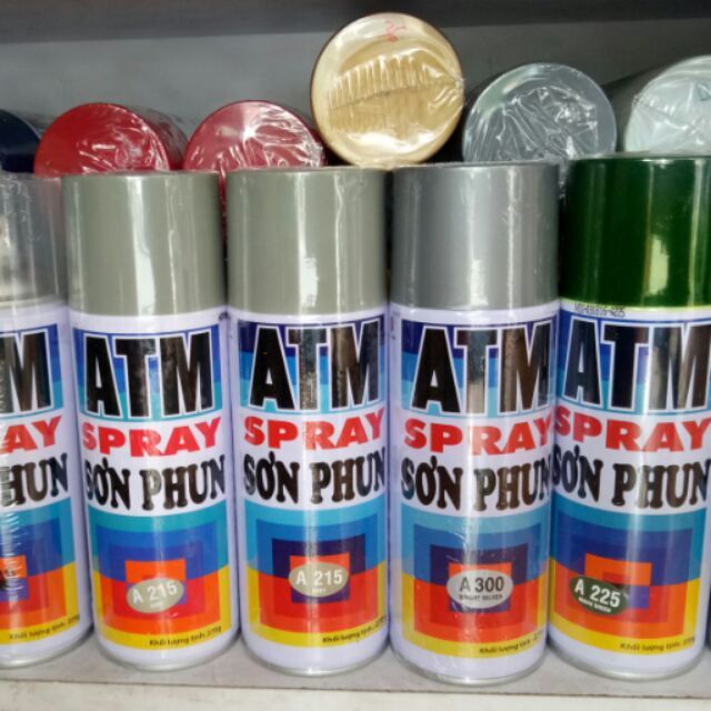 Sơn Xịt (Sơn Phun) ATM Spray  400ml đủ màu