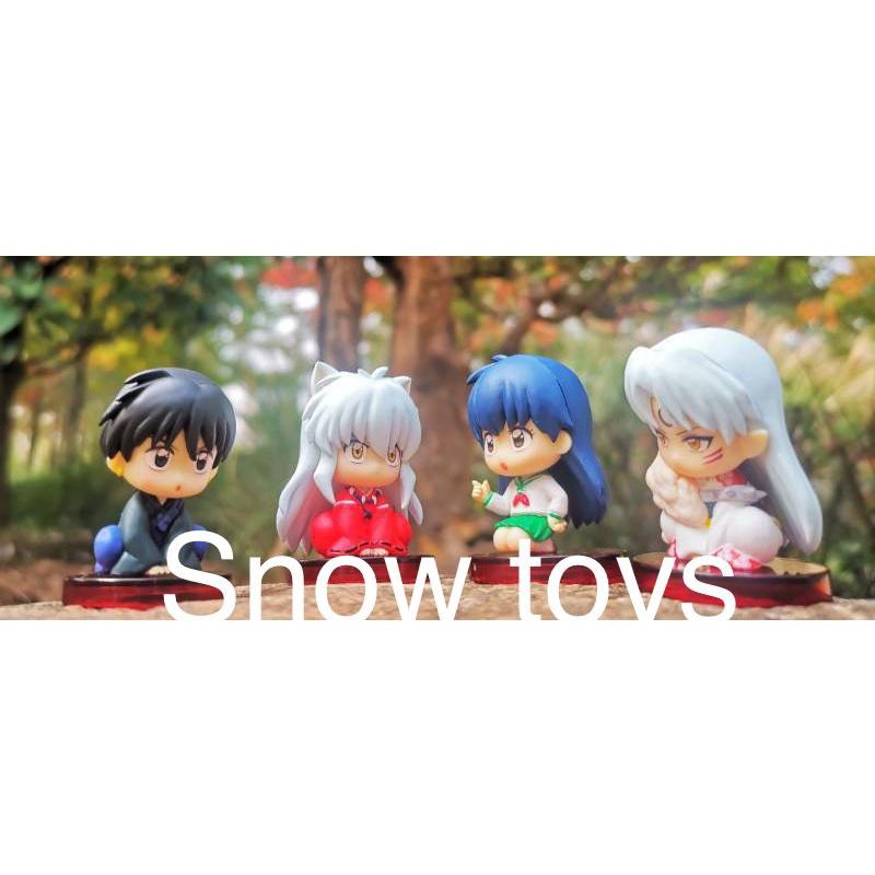 Mô hình Inu Yasha - Higurashi Kagome Miroku Sesshomaru - Khuyển dạ xoa - 4 nhân vật chính bán lẻ - Cao 5cm