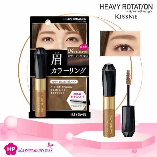 Mascara Chải Đổi Màu Lông Mày Chống Lem Trôi Kissme Heavy Rotation Coloring Eyebrow (8G)