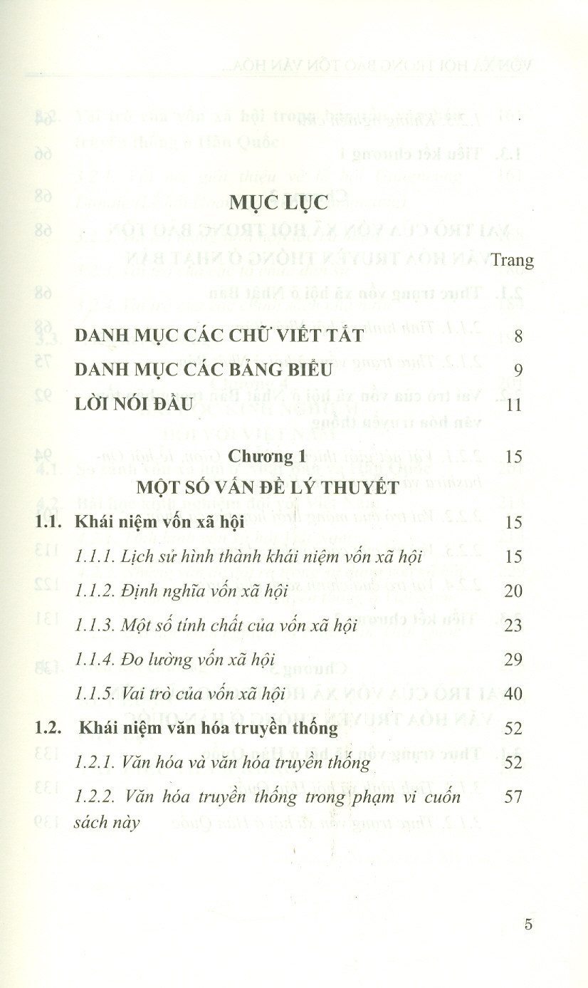 Vốn Xã Hội Trong Bảo Tồn Văn Hóa Truyền Thống ở Nhật Bản Và Quốc - Kinh Nghiệm Đối Với Việt Nam (Sách chuyên khảo)