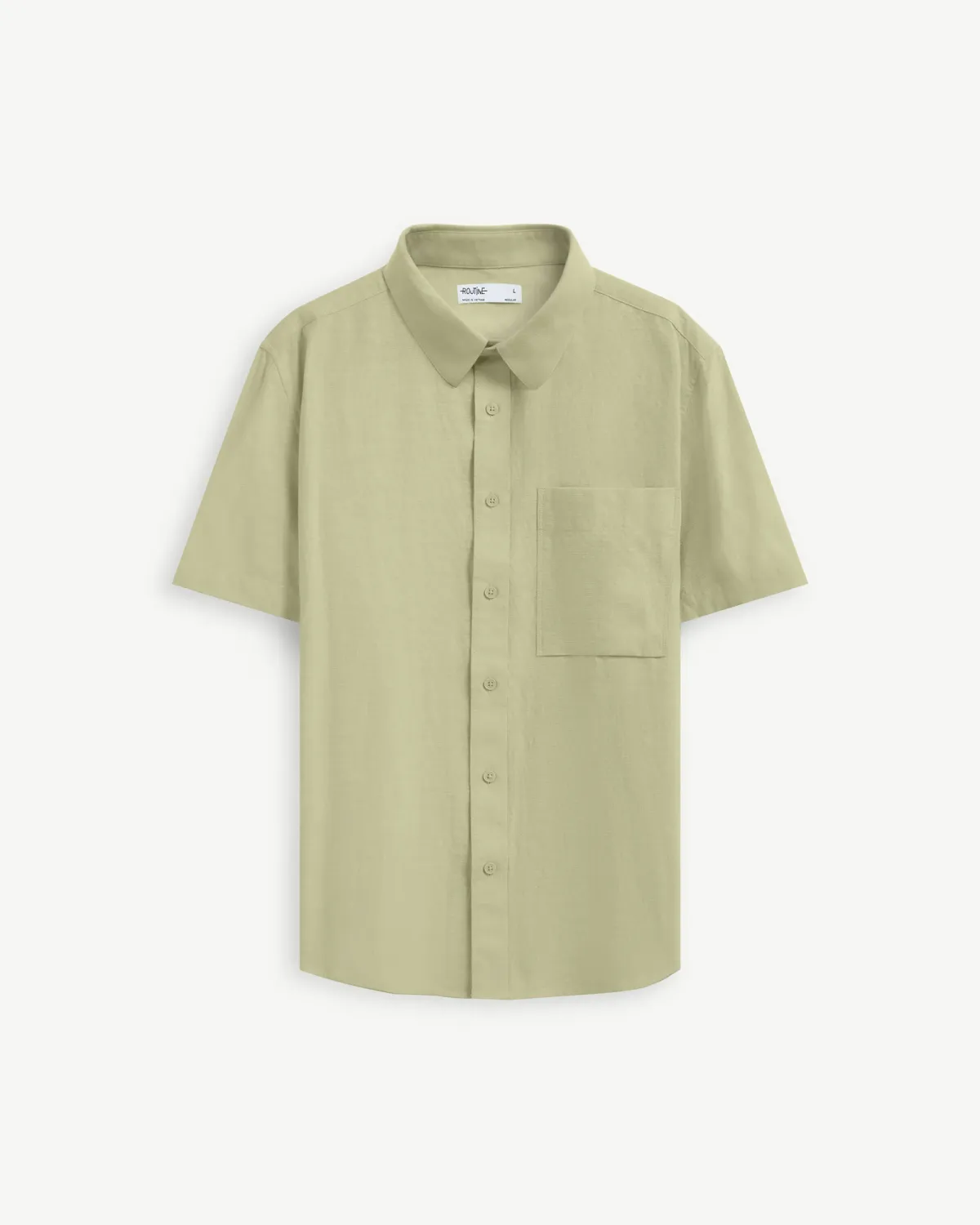 Áo sơ mi tay ngắn nam vải texture. Form Regular - RT 10S25SHS051 | ROUTINE CÀ MAU
