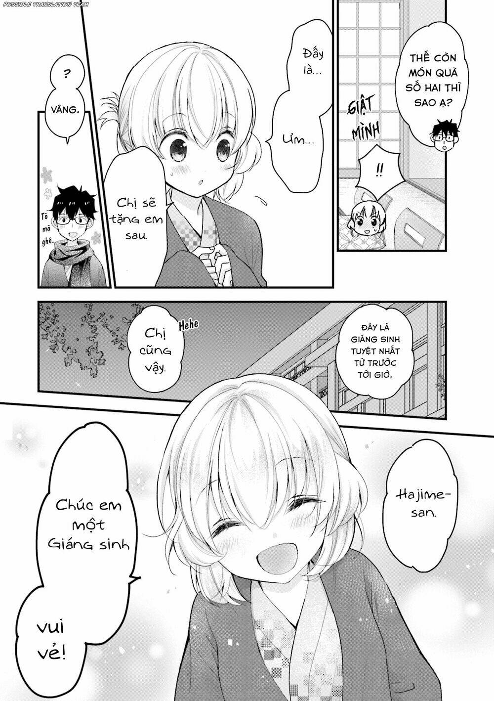 senpai kiêm bạn gái nhỏ nhắn của tôi rất dễ thương chapter 8 9