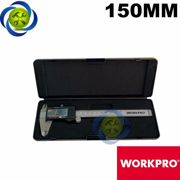 Thước kẹp điện tử 150mm Workpro WP266004 thân kim loại