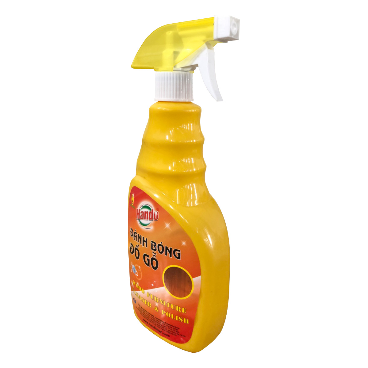 Xịt làm sạch và đánh bóng đồ gỗ Hando 600ml