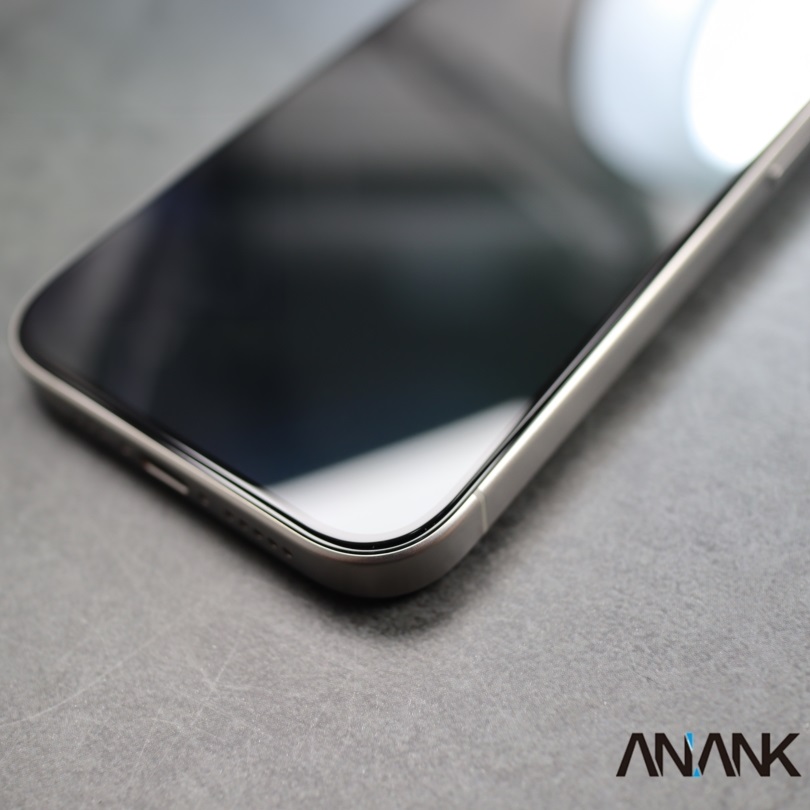 Hình ảnh Dán kính cường lực màn hình cho iPhone 15 Pro Max / 15 Pro / 15 Plus / iP 15 hiệu ANANK Glass Pro 9H, mỏng 0.25mm, phủ nano hạn chế bám vân tay, công nghệ anti-Scratch, độ cứng gấp 3 lần miếng dán thường - Hàng nhập khẩu