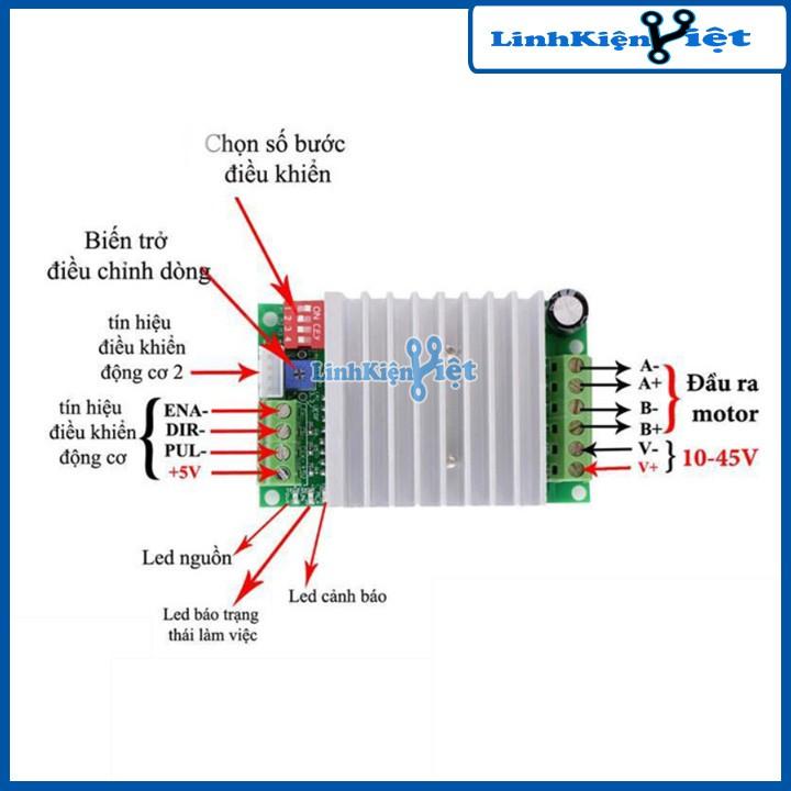 MODULE Điều Khiển Động Cơ Bước TB6600 4.5A