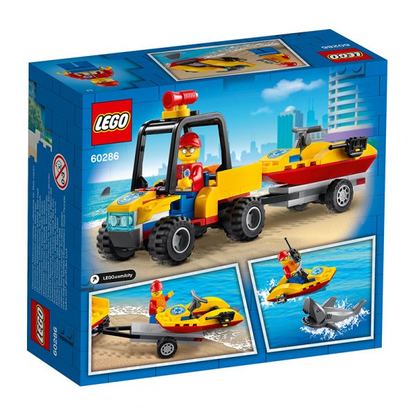 Đồ chơi xếp hình lắp ráp LEGO CITY Xe Và Cano Cứu Hộ Biển ATV 60286