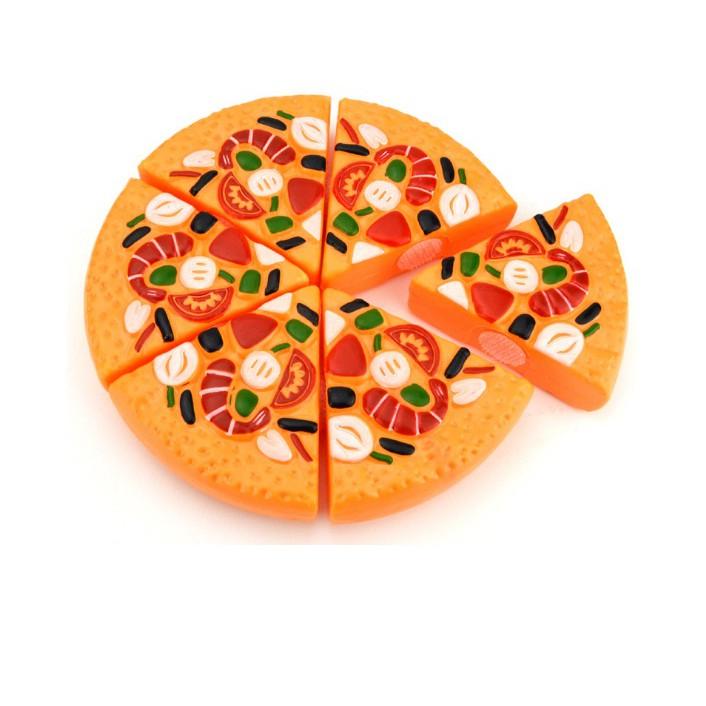 Bộ Đồ Chơi Cắt Ghép Hoa Quả Bánh Pizza Cho Bé 24 Chi Tiết Mẫu Mới