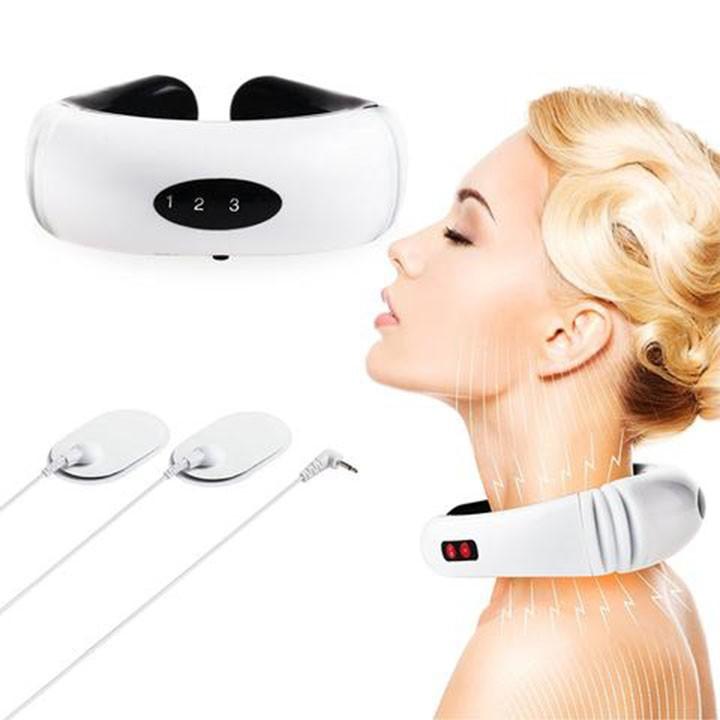 Máy massage trị liệu cổ vai gáy KL5830, massage xung điện từ trường cân bằng âm dương cao cấp -Pkphuonghoang