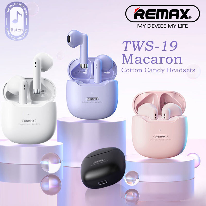 Tai Nghe REMAX TWS-19 Kết Nối Bluetooth Không Dây Chất Lượng Cao - Hàng Chính Hãng