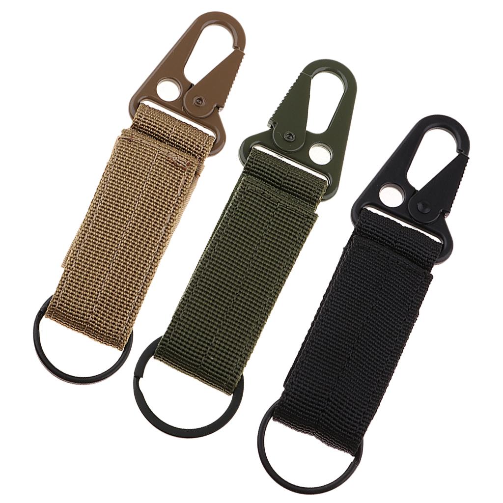 Key Hook Webbing Buckle Belt Carabiner Clip