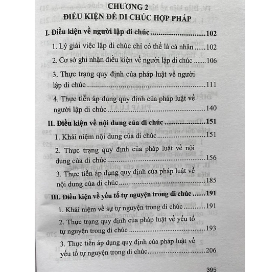 Sách - Di chúc và điều kiện có hiệu lực của di chúc ( Sách chuyên khảo)