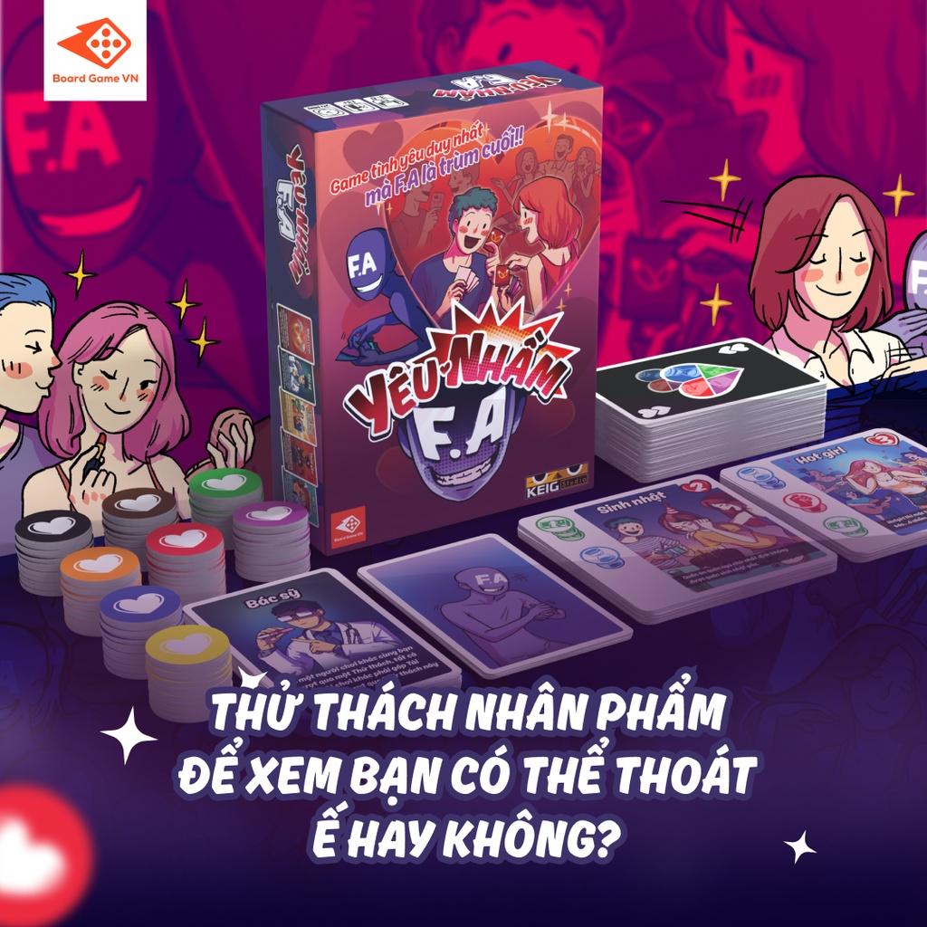 YÊU NHẦM F.A - Khi F.A là trùm cuối| Board game thẻ bài |Boardgamevn