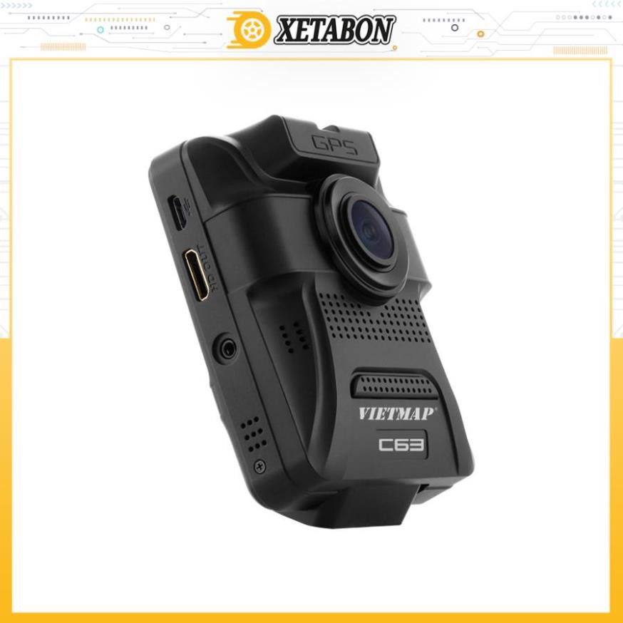 Camera Hành Trình VietMap C63 Ghi Hình Trước Trong Xe Full HD 1080P Hồng Ngoại, Cảnh Báo Giao Thông Bằng Giọng Nói +TẶNG THẺ 32GB