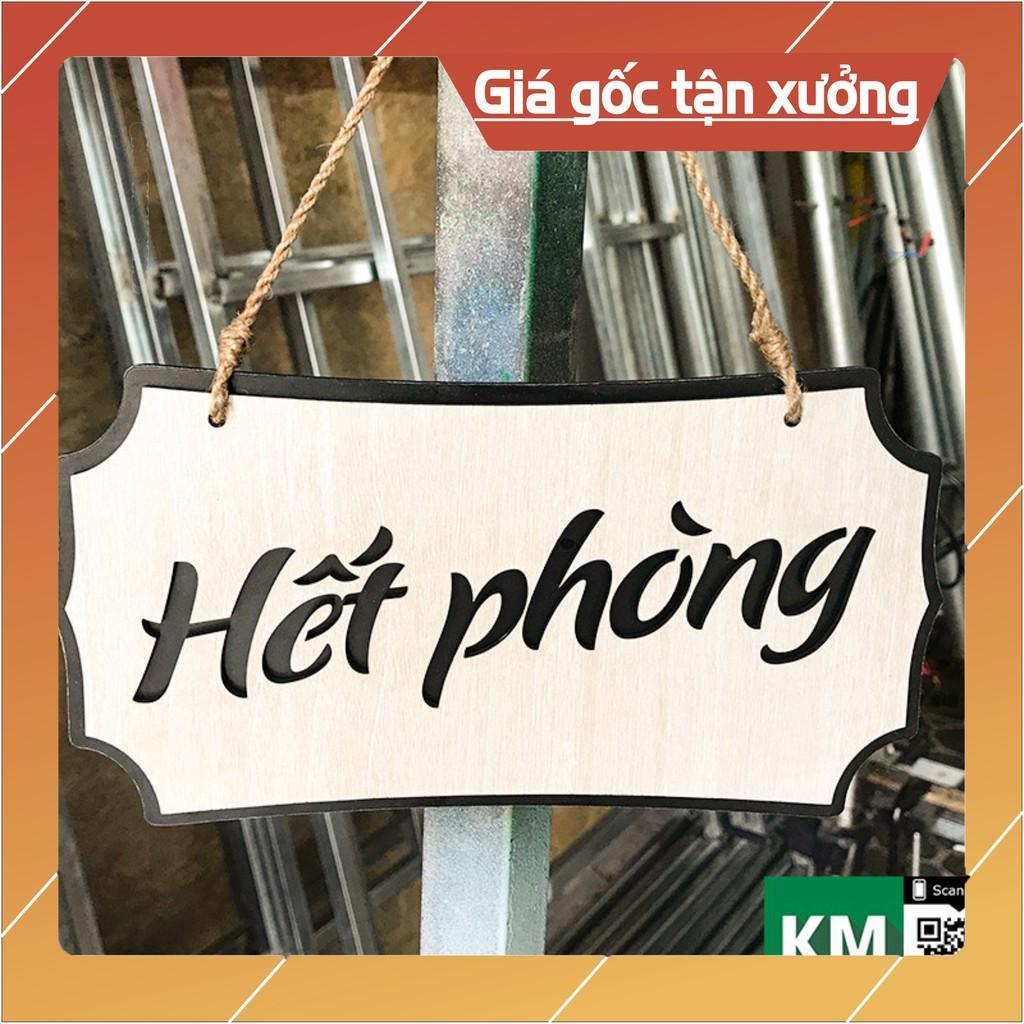 Bảng treo hết phòng bằng gỗ cho nhà nghỉ, khách sạn, quá karaoke