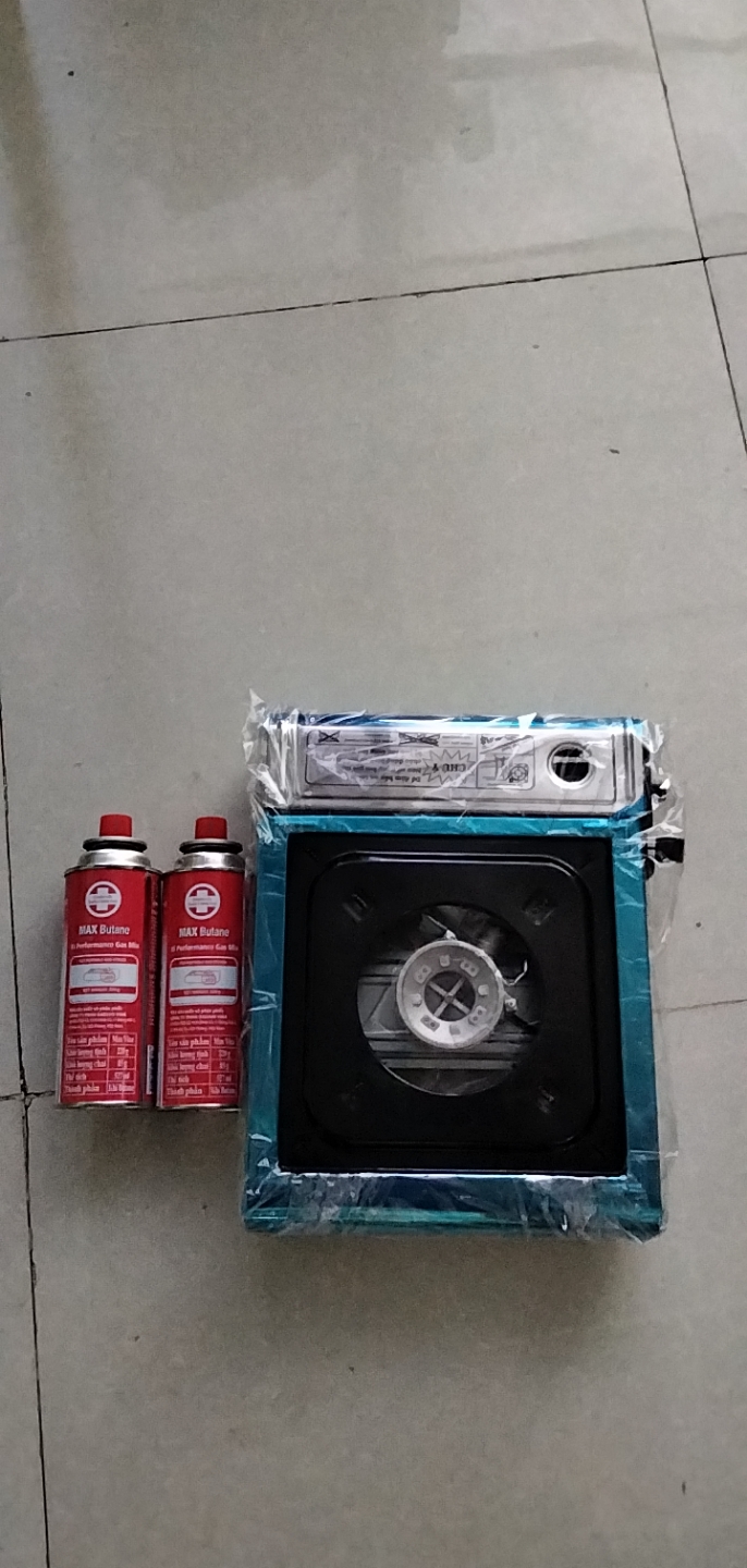 Bếp gas mini Inox Giá Rẻ , kèm tặng 2 bình ga as mini