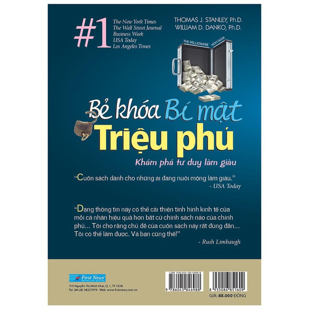 Sách Bẻ Khóa Bí Mật Triệu Phú - First News - BẢN QUYỀN