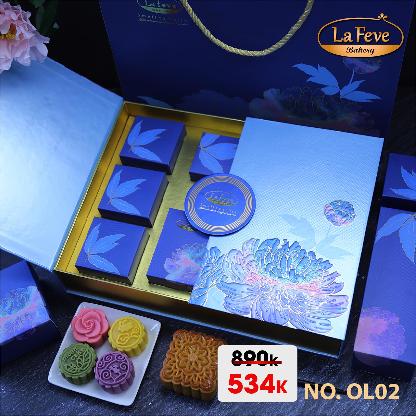 Bánh Trung Thu Lafeve - Lễ Hộp OL02