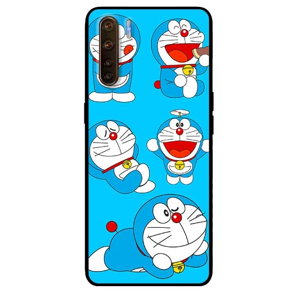 Ốp lưng dành cho Oppo Reno 3 - A91 mẫu Mèo Do Ra Mon