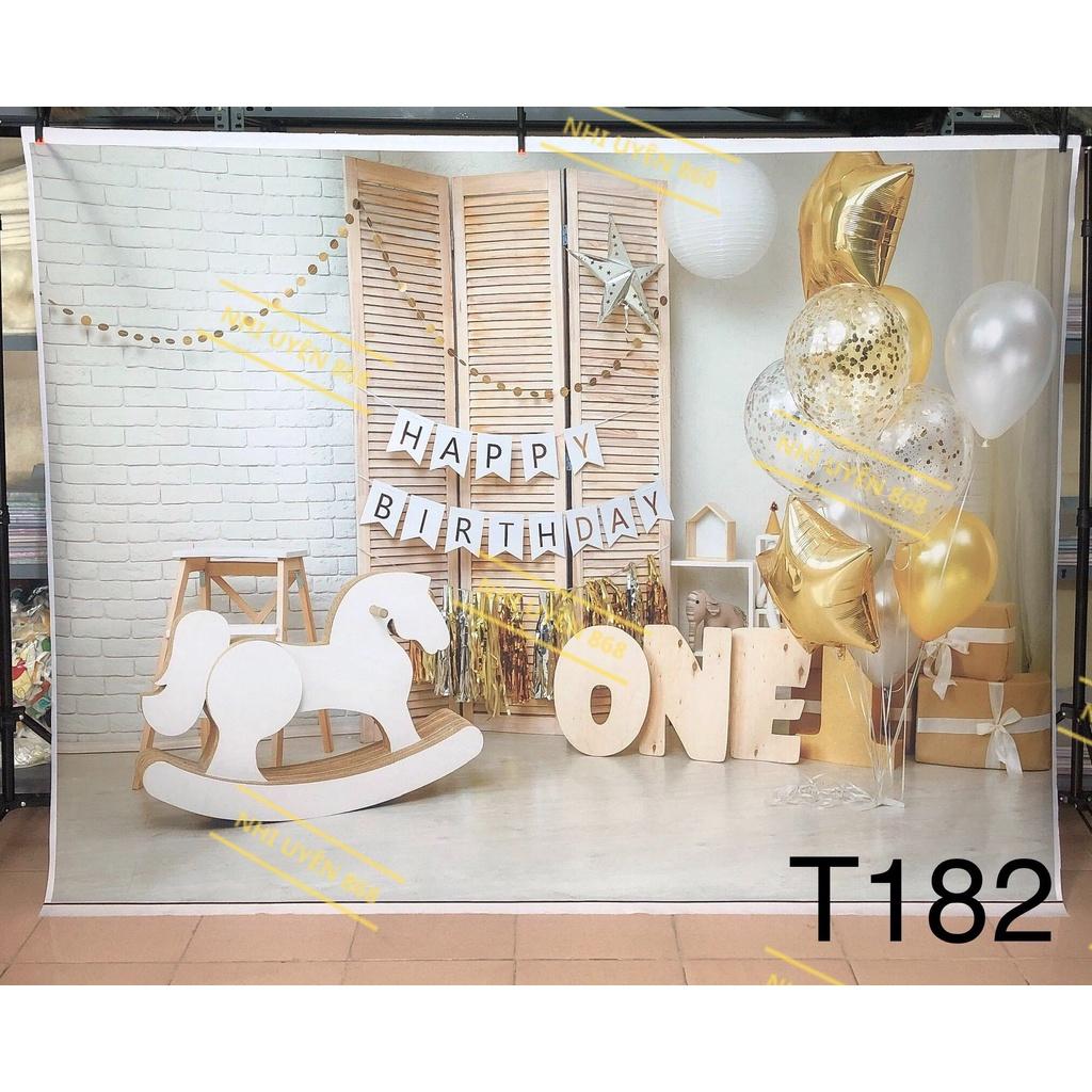 Thảm vải chụp ảnh / Thảm vải treo tường / Tranh vải decor tiệc sinh nhật cho bé