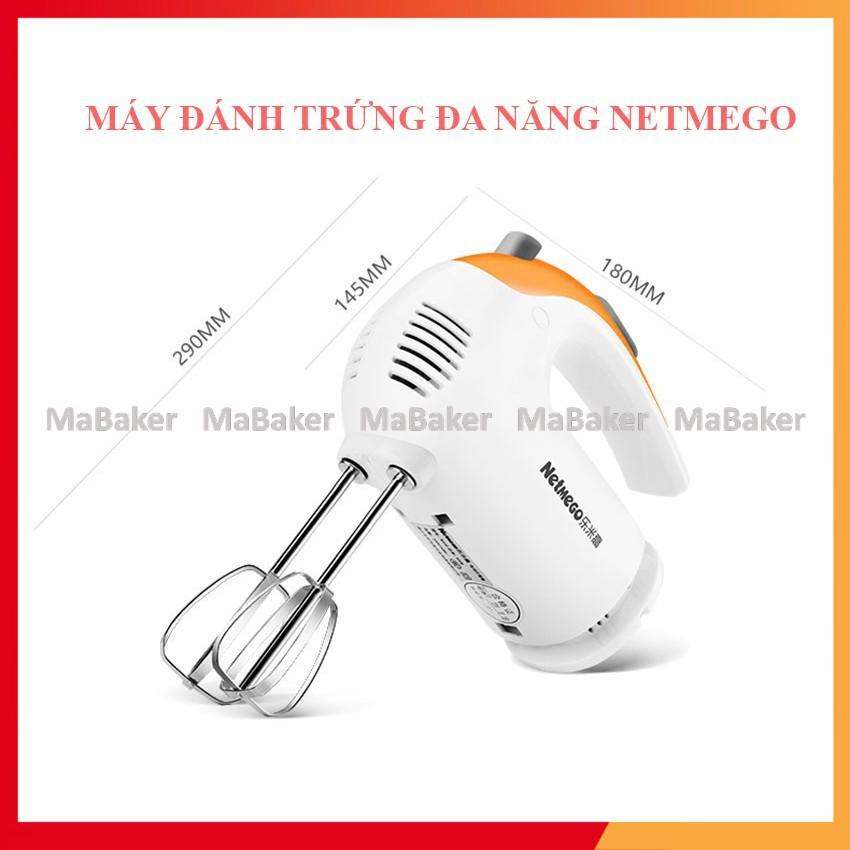 Máy đánh trứng cầm tay cao cấp, 5 cấp độ siêu mạnh, thông minh, siêu bền