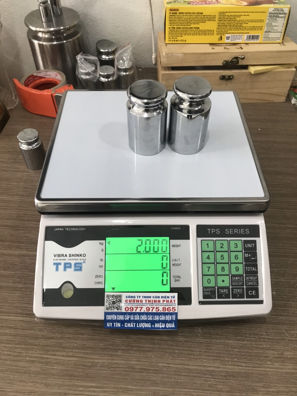 Cân đếm điện tử VIBRA TPS-C Mức cân 3kg độ đọc 0.1g