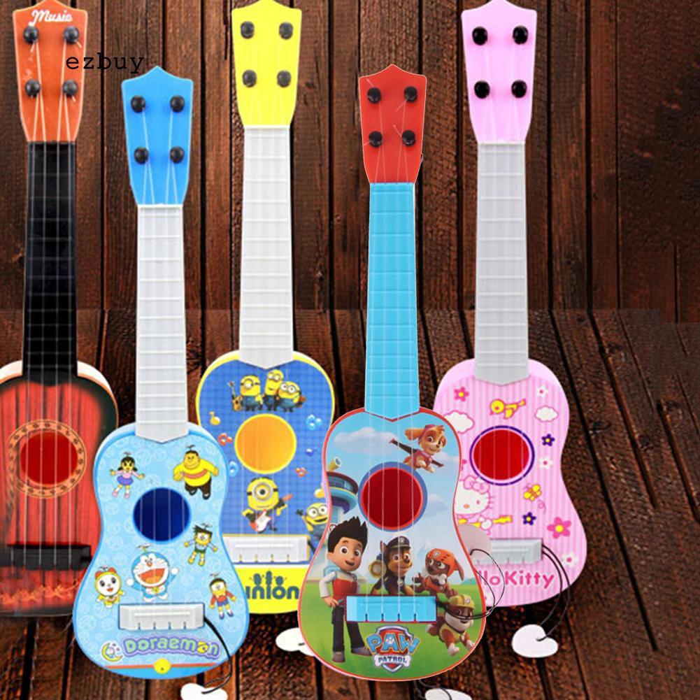 Đồ chơi đàn guitar mini in họa tiết đáng yêu cho bé